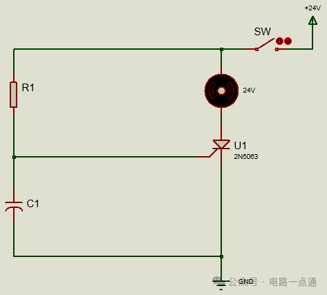 負(fù)載24V 延時(shí)通電電路設(shè)計(jì)，加一個(gè)BJT搞定